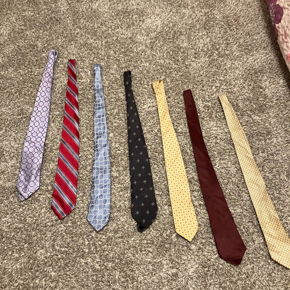Chaps Purple and Red Ties Collection Accessories